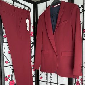 Zara red blazer